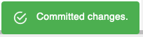 Git Commit Successful