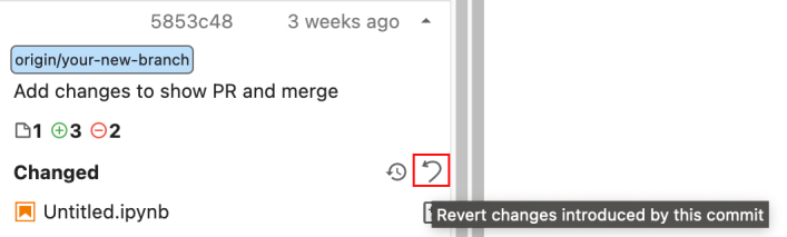 Revert Button