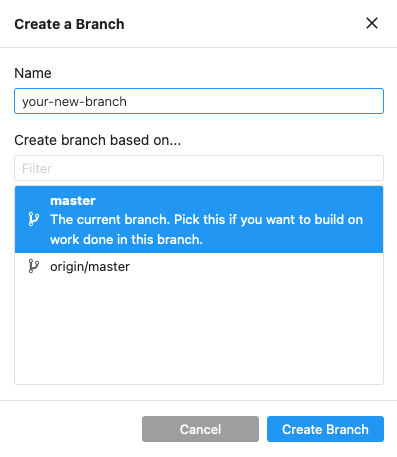 New Branch Form